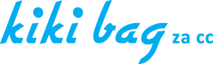 kiki bag logo blue